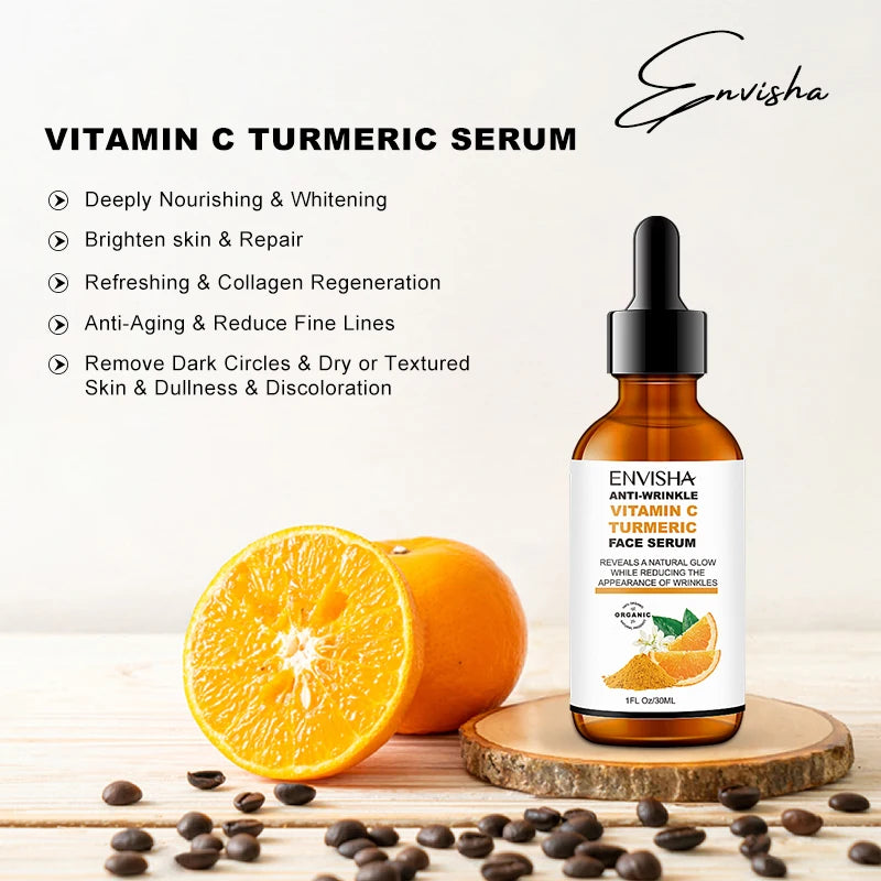 Envisha Vitamin C & Turmeric Brightening Serum