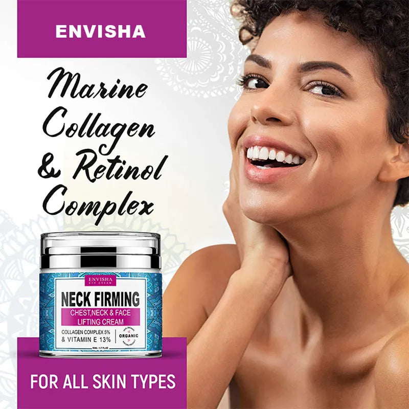 ENVISHA Retinol Neck Firming Cream – Anti-Aging & Skin Tightening